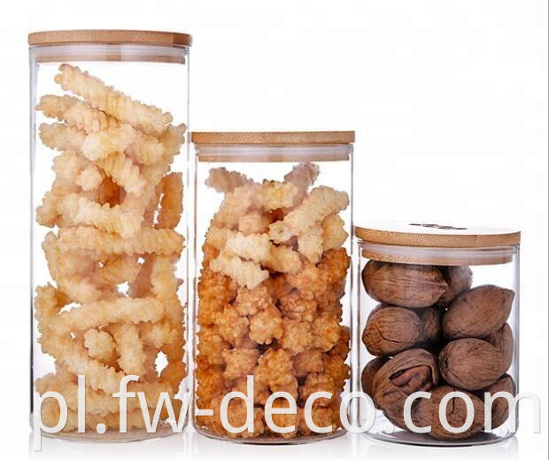 clear storage jar